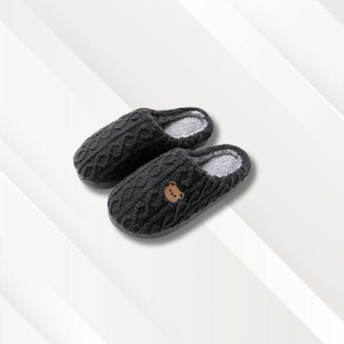 Chausson femme | Très confortables Gris foncé / 36-37