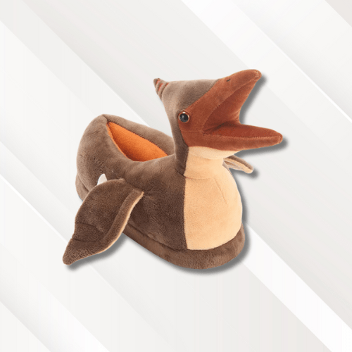 Chausson rigolos | Enfant Ptérodactyle marron / 36-42