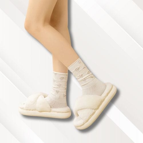 Chaussons femme | Ouvert devant
