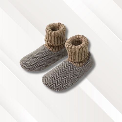 Chaussons fourrés montants | Femme Gris / 36-37