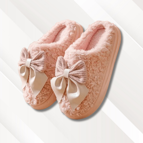 Chaussons fourrés mouton femme Rose / 36-37