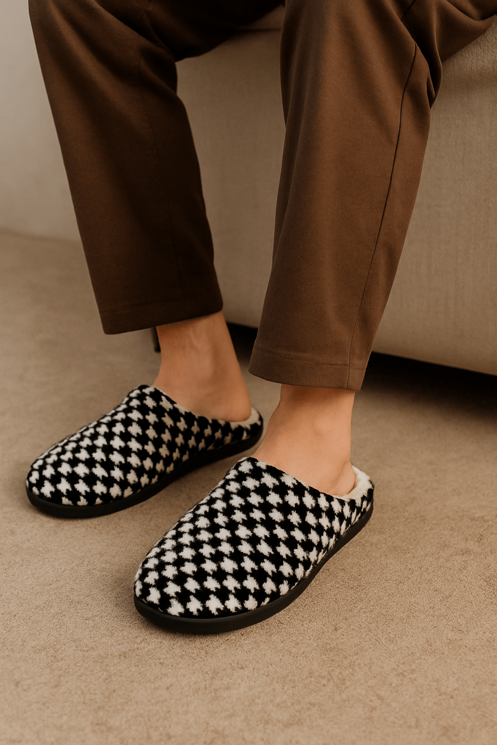 Chaussons homme | Intérieur polaire