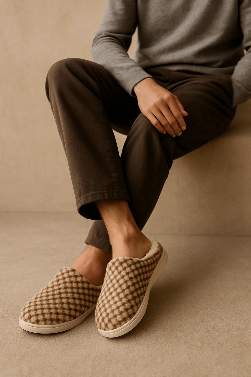 Chaussons homme | Intérieur polaire