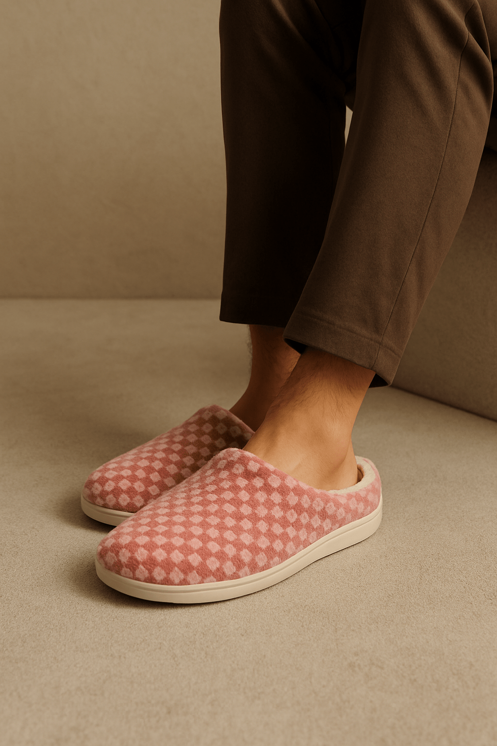 Chaussons homme | Intérieur polaire