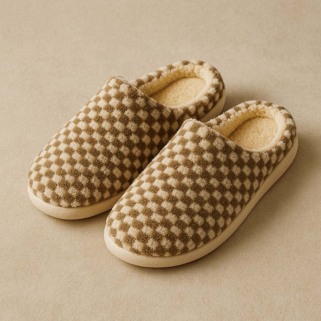 Chaussons homme | Intérieur polaire Café / 38-39