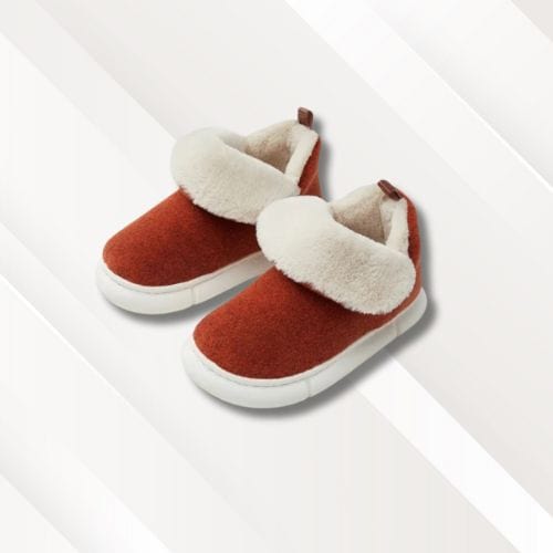 Bottes chaussons montants | Femme Rouge / 35-36