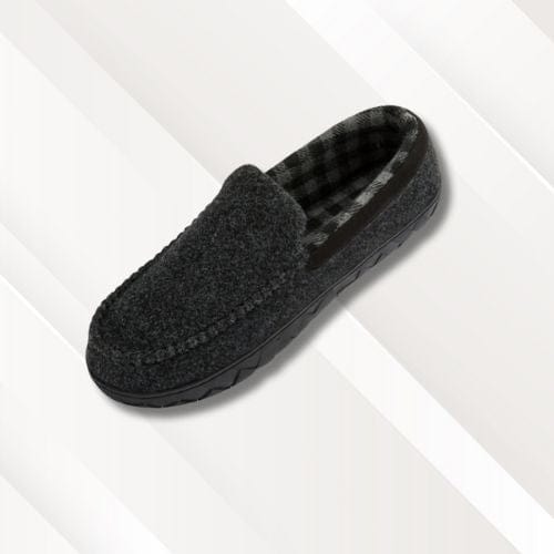 Charentaises fourrées | Homme Gris / 40