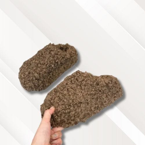 Chausson femme fourrés | Hiver Marron / 35