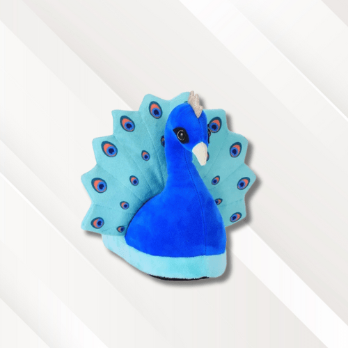 Chausson rigolos | Enfant Paon bleu / 36-42