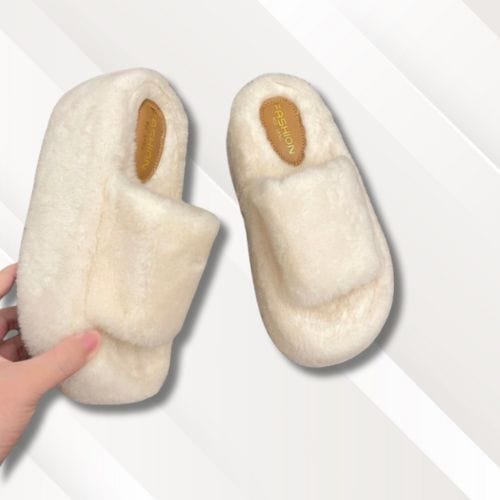Chaussons femme | Avec petits talons Blanc / 35