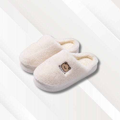 Chaussons femme conforts | Hiver Blanc / 36-37