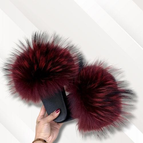 Chaussons femme d'été pied ouvert devant | Ferme au talons Rouge / 36-37