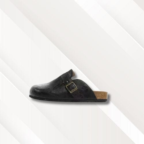 Chaussons femme | Semelle liège Noir / 35