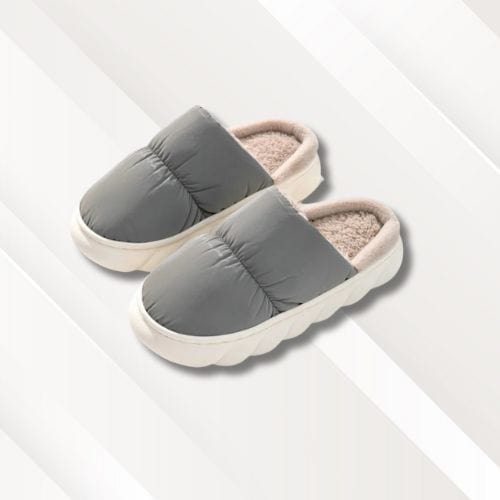 Chaussons grande taille | Homme Gris foncé / 35-36