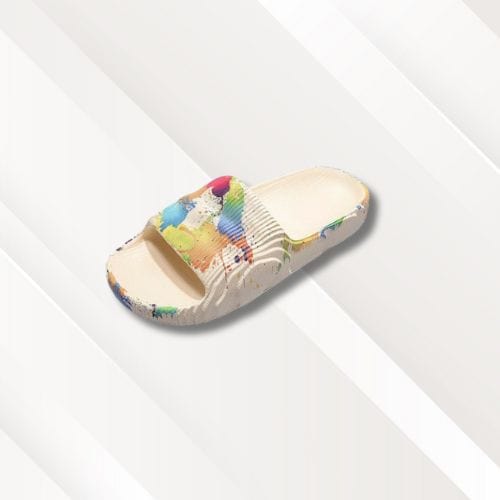 Chaussons homme | Design Beige peint / 33-34