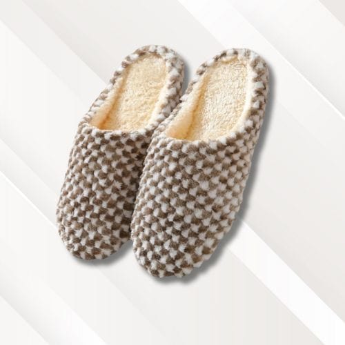 Chaussons homme | Intérieur polaire Café / 38-39