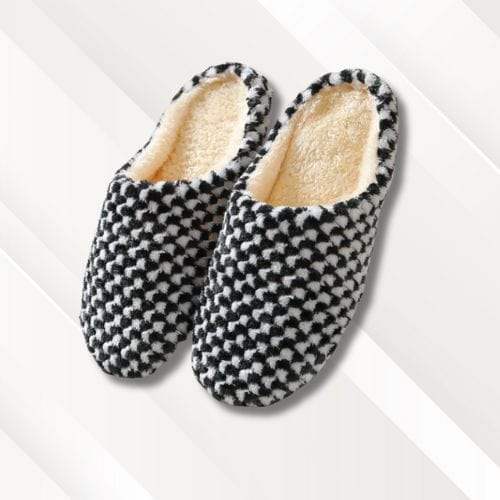 Chaussons homme | Intérieur polaire Noir / 38-39