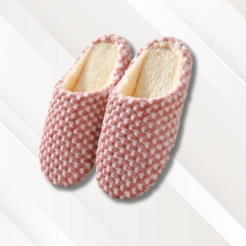 Chaussons homme | Intérieur polaire Rouge / 38-39