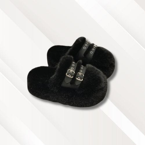 Chaussons luxe | Femme Noir / 34