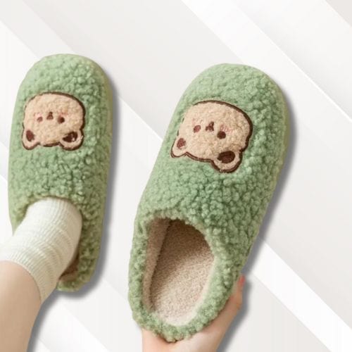 Chaussons maison femme | Conforts Vert / 36-37