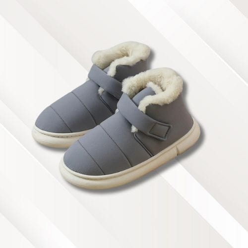 Chaussons montants femme | Hiver Gris / 36-37