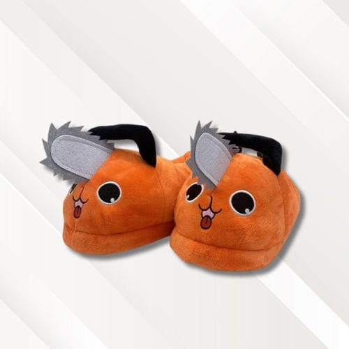 Chaussons rigolos adultes | Homme Orange / 36-43