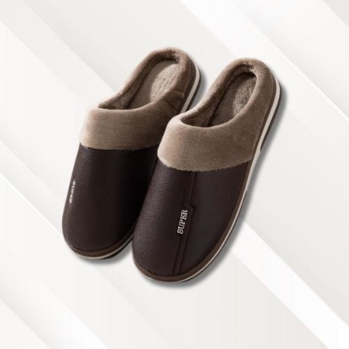 Chaussons souples | Homme Marron / 41-42