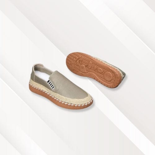 Espadrilles en cuir | Homme Beige / 38