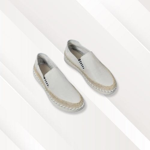 Espadrilles en cuir | Homme Blanc / 38
