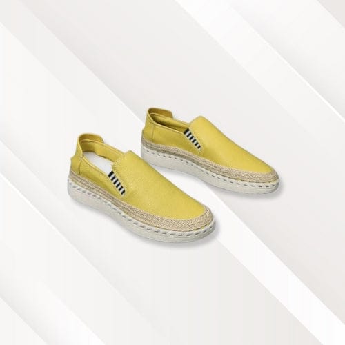 Espadrilles en cuir | Homme Jaunes / 38