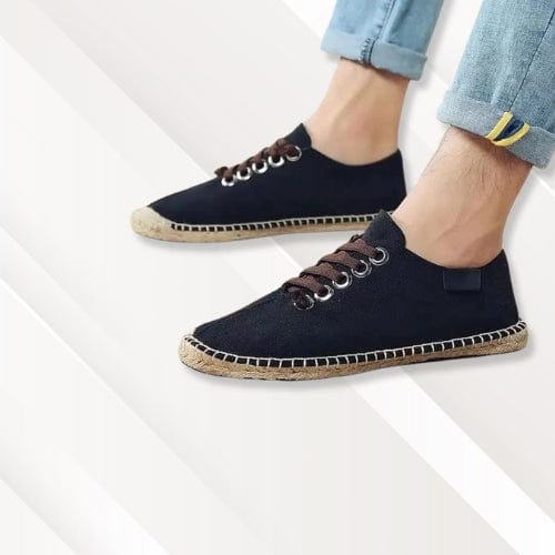 Espadrilles lacet  | Homme Noir / 39
