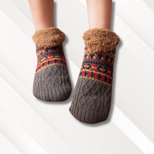 Grosses chaussettes chaussons | Homme Gris / 35-39